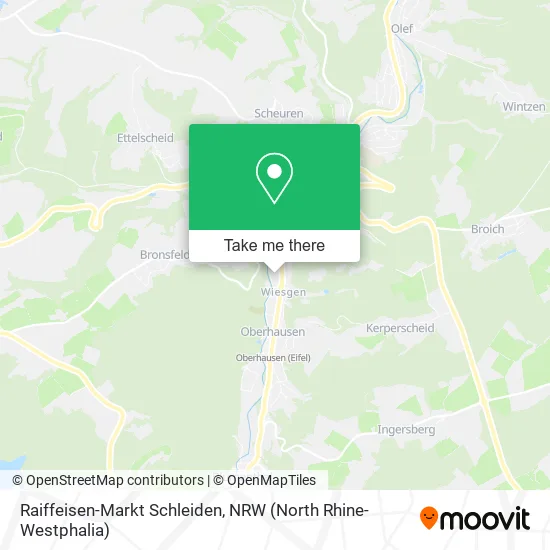Карта Raiffeisen-Markt Schleiden