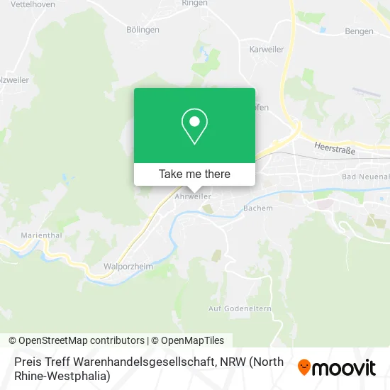 Preis Treff Warenhandelsgesellschaft map