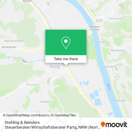 Карта Stehling & Reinders Steuerberater / Wirtschaftsberater Partg