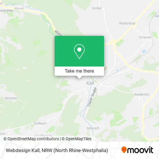 Карта Webdesign Kall