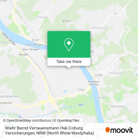 Wiehr Bernd Vertauensmann Huk-Coburg Versicherungen map