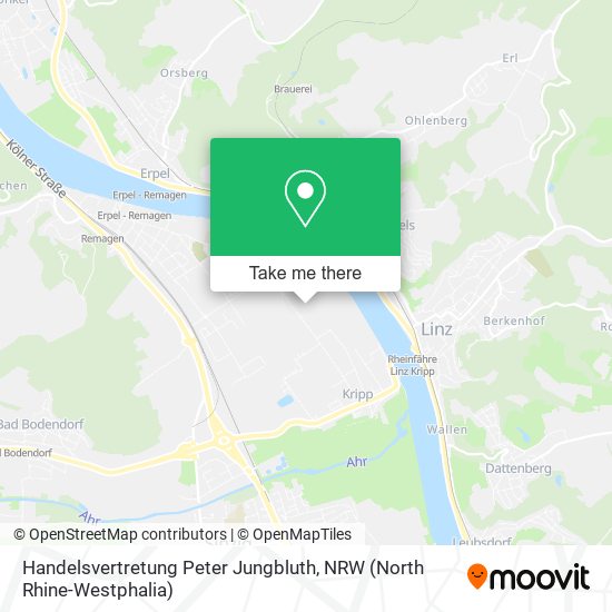Handelsvertretung Peter Jungbluth map