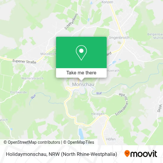 Holidaymonschau map