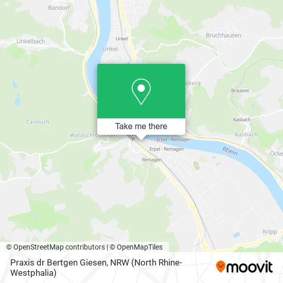 Карта Praxis dr Bertgen Giesen