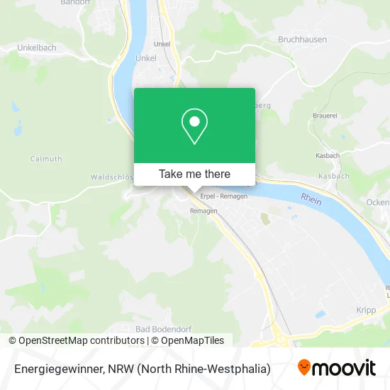 Карта Energiegewinner