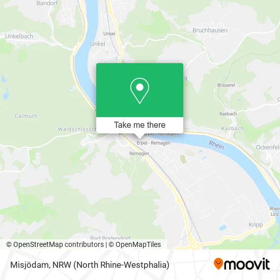 Карта Misjödam