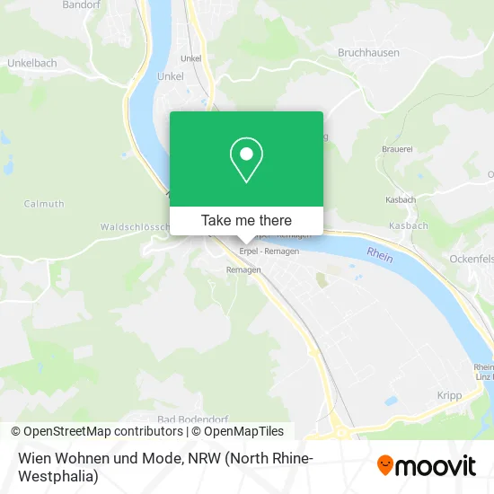 Карта Wien Wohnen und Mode