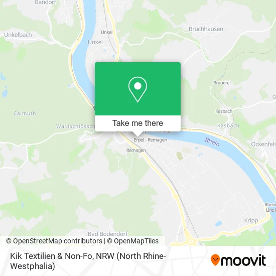 Карта Kik Textilien & Non-Fo