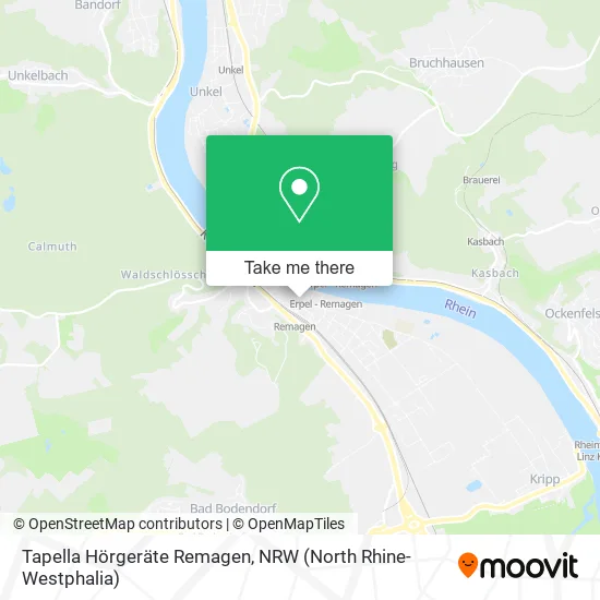 Карта Tapella Hörgeräte Remagen