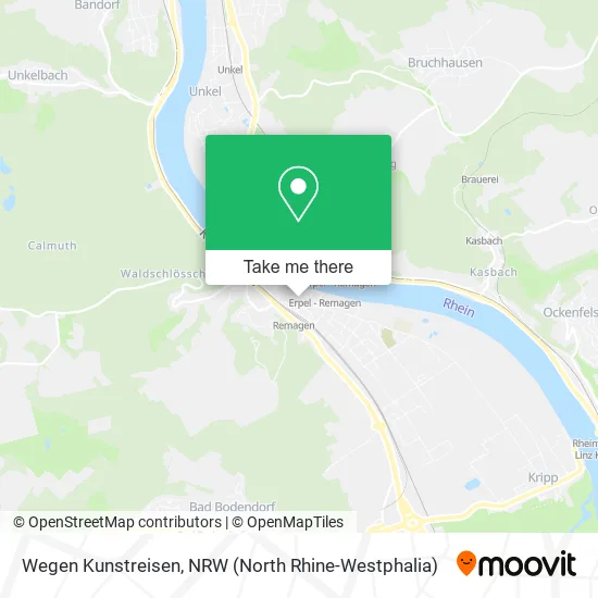 Карта Wegen Kunstreisen