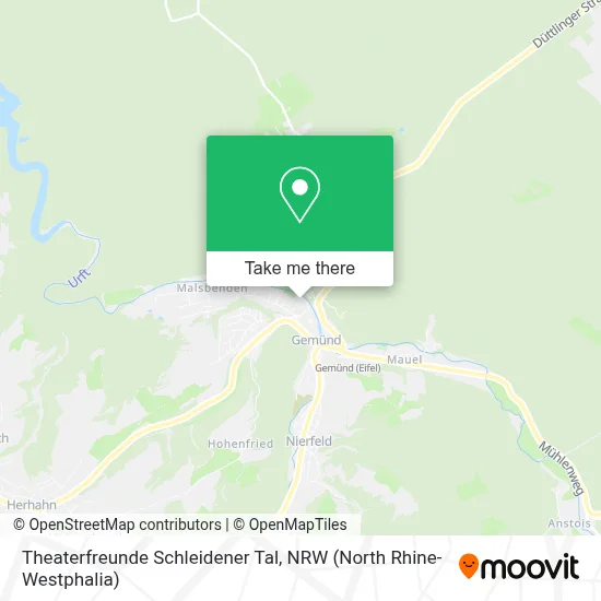 Theaterfreunde Schleidener Tal map