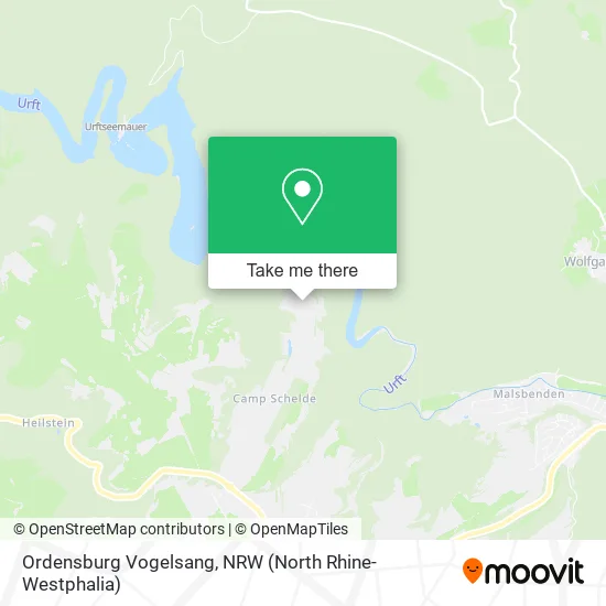 Карта Ordensburg Vogelsang
