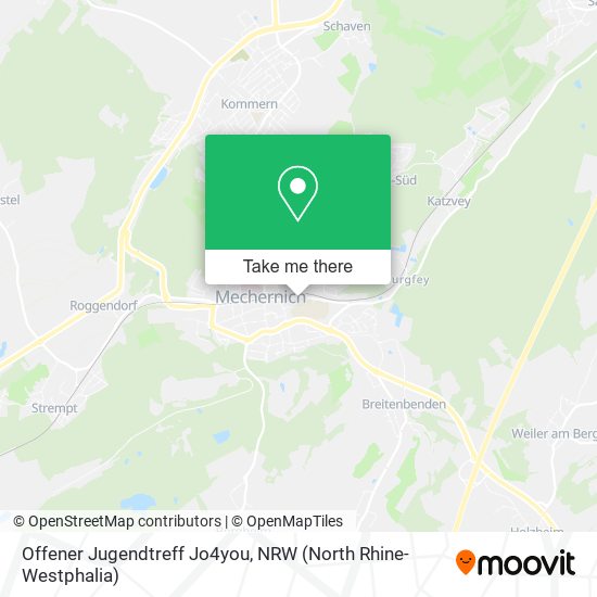 Offener Jugendtreff Jo4you map