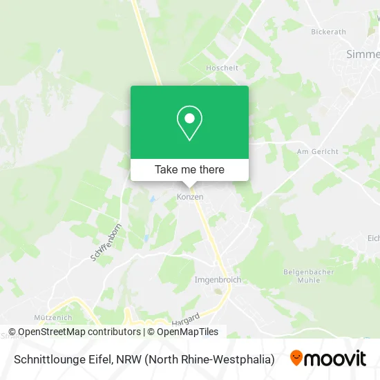 Карта Schnittlounge Eifel
