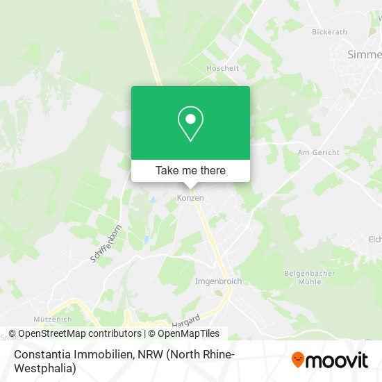 Constantia Immobilien map