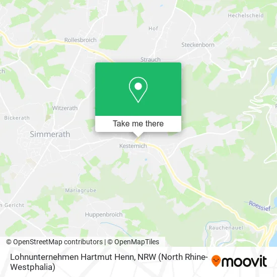 Lohnunternehmen Hartmut Henn map