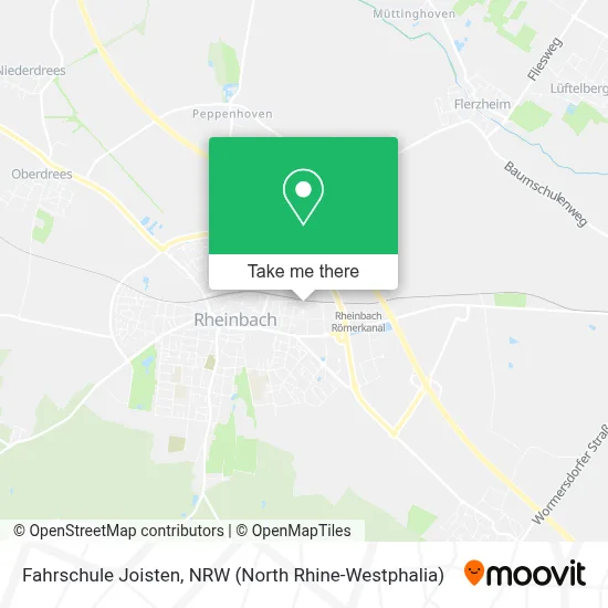 Fahrschule Joisten map