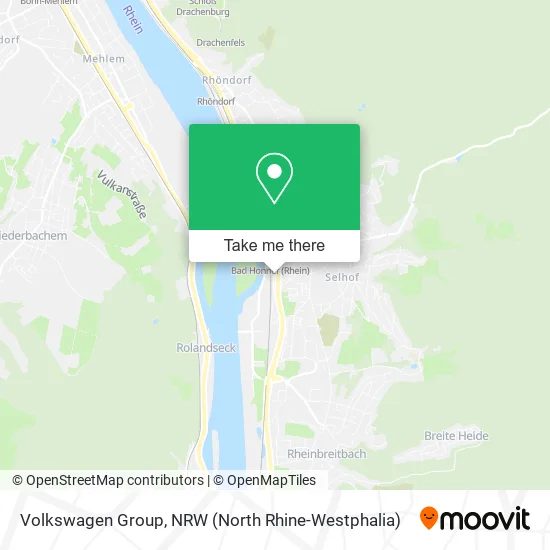 Карта Volkswagen Group