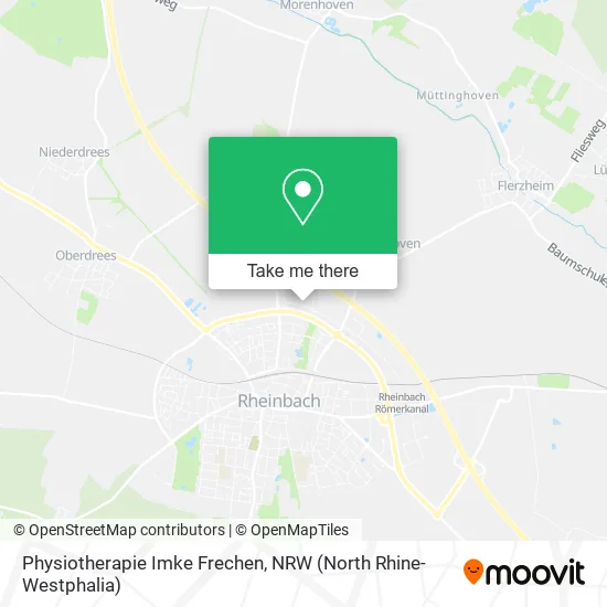 Physiotherapie Imke Frechen map