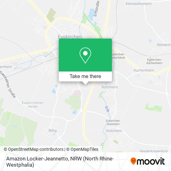 Amazon Locker-Jeannetto map