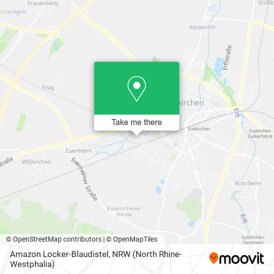 Карта Amazon Locker-Blaudistel
