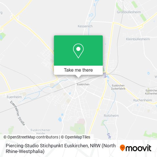 Piercing-Studio Stichpunkt Euskirchen map