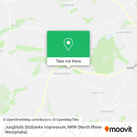 Карта Jungbluth Sitzbänke Impressum