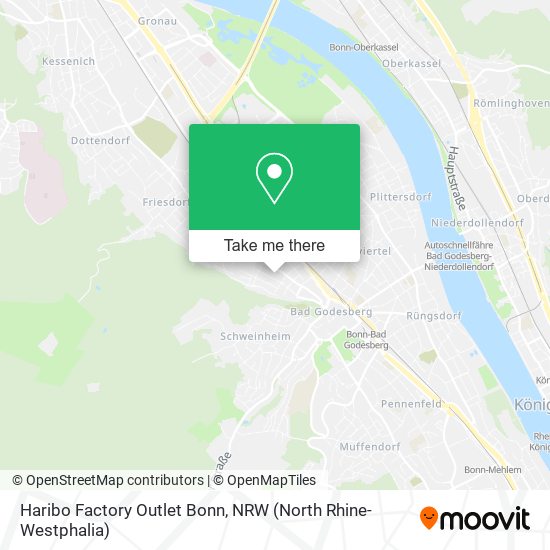 Haribo Factory Outlet Bonn map