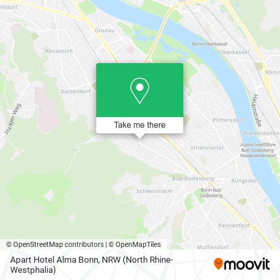 Apart Hotel Alma Bonn map