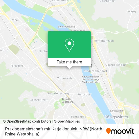 Карта Praxisgemeinschaft mit Katja Jonuleit