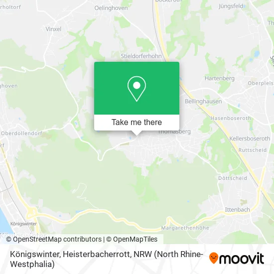 Карта Königswinter, Heisterbacherrott