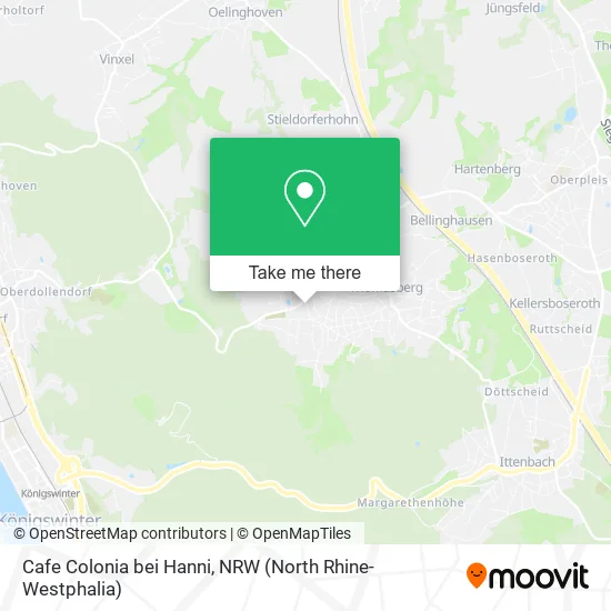 Cafe Colonia bei Hanni map