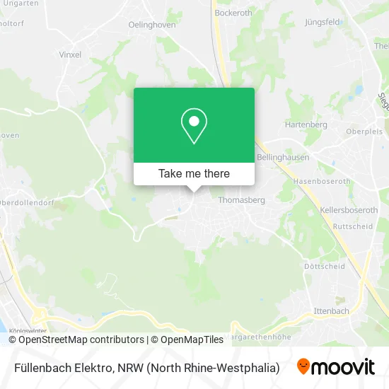 Карта Füllenbach Elektro
