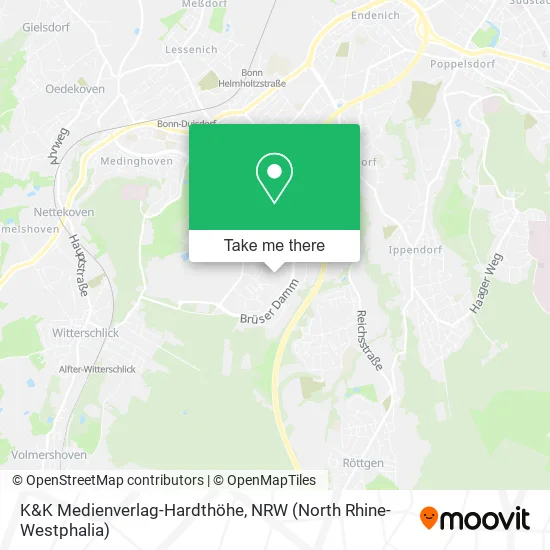 Карта K&K Medienverlag-Hardthöhe