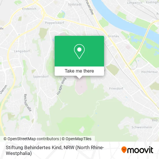Карта Stiftung Behindertes Kind