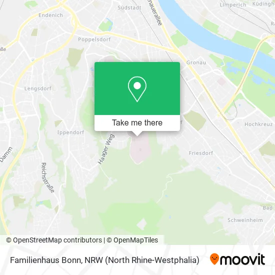 Карта Familienhaus Bonn
