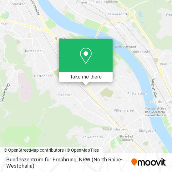 Bundeszentrum für Ernährung map