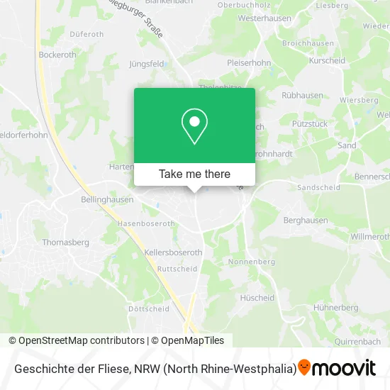 Карта Geschichte der Fliese
