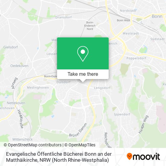 Evangelische Öffentliche Bücherei Bonn an der Matthäikirche map