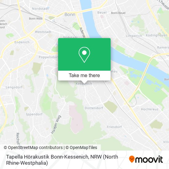 Tapella Hörakustik Bonn-Kessenich map