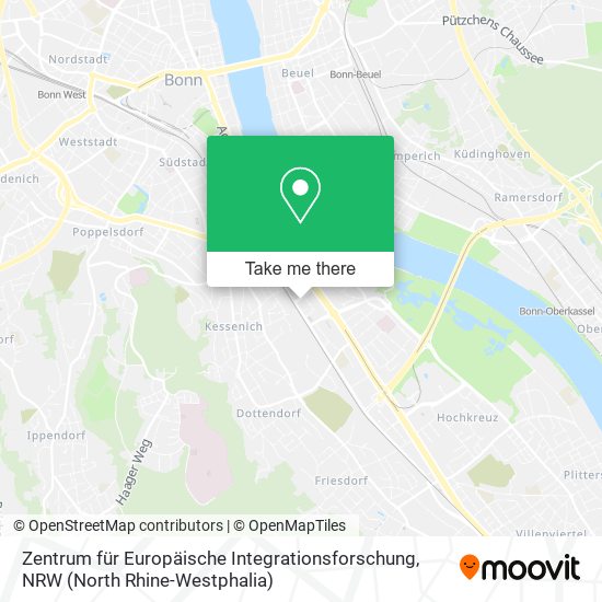 Zentrum für Europäische Integrationsforschung map