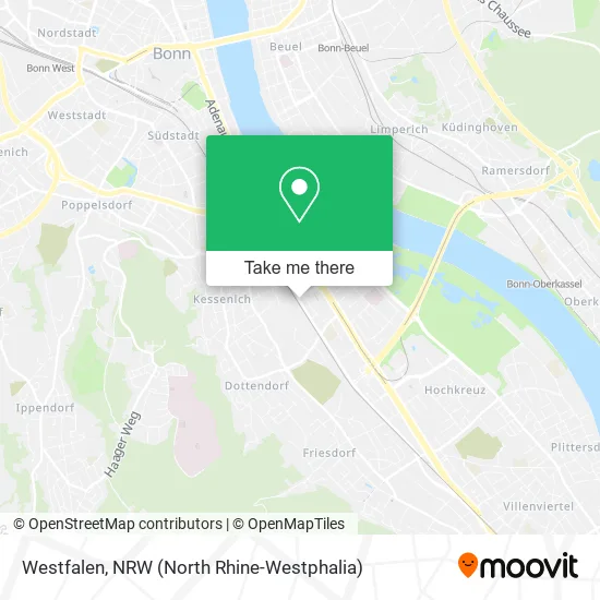 Карта Westfalen