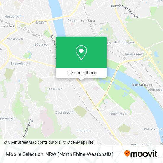Mobile Selection map