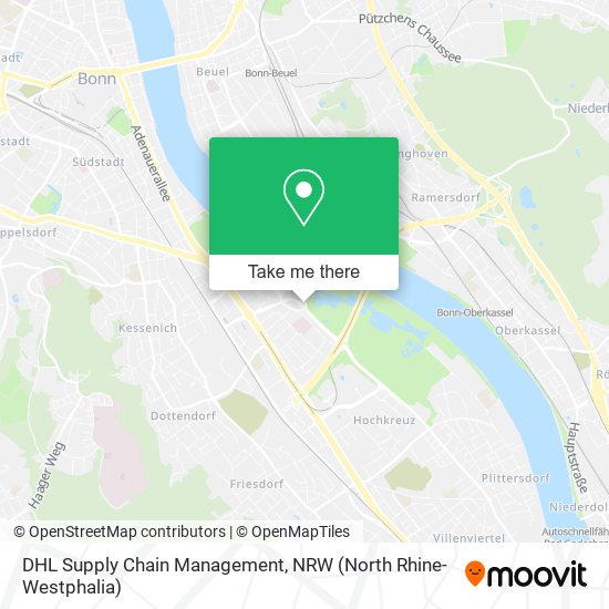 DHL Supply Chain Management map