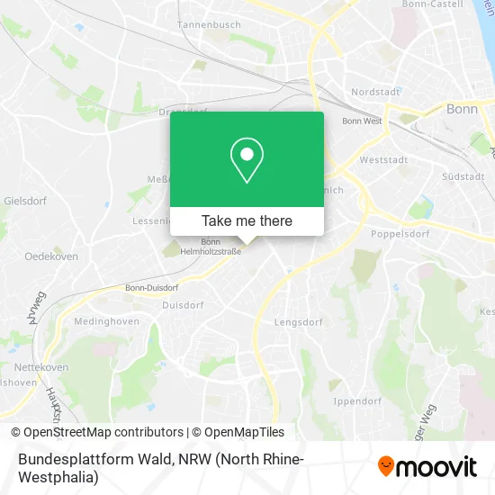 Карта Bundesplattform Wald