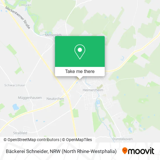 Карта Bäckerei Schneider