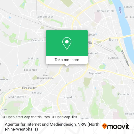 Карта Agentur für Internet und Mediendesign