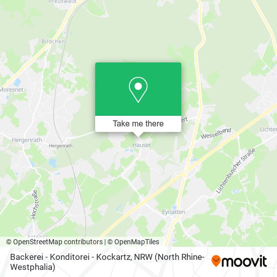 Backerei - Konditorei - Kockartz map