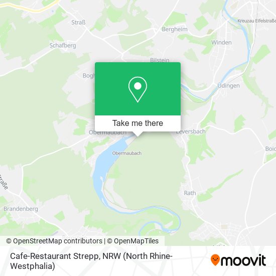 Cafe-Restaurant Strepp map