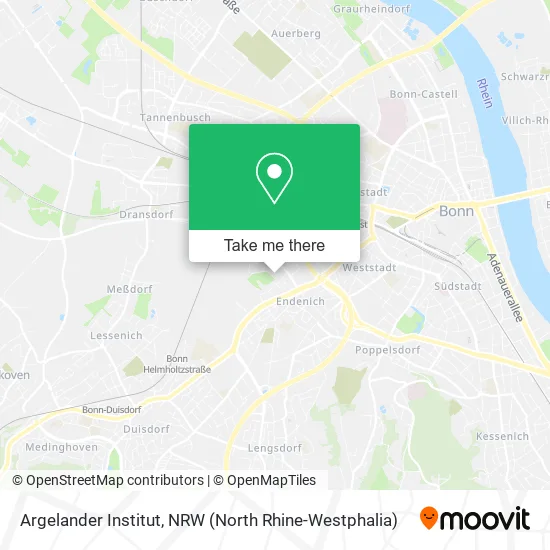 Карта Argelander Institut